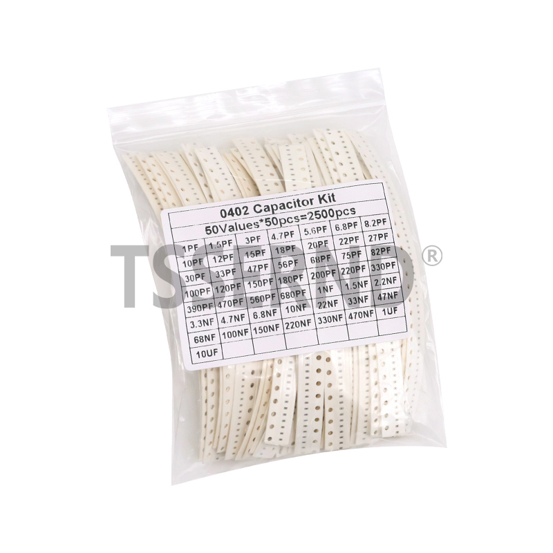 Capacitor Kit Assortment - 2500pcs 0402 0603 0805 SMD Ceramic