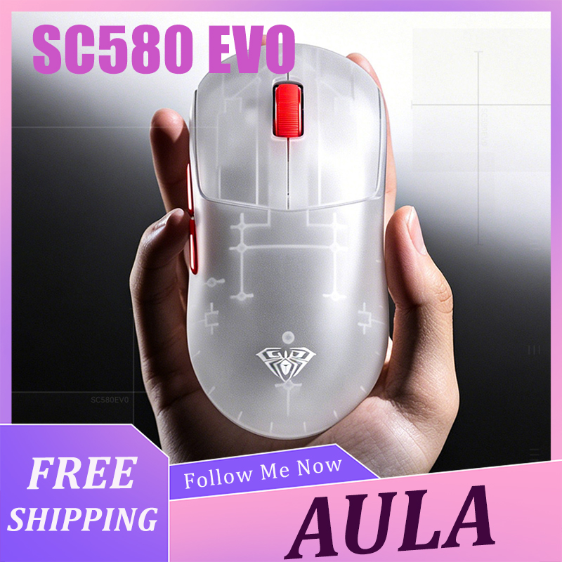 Diy Mouse Electronics - AULA SC580 EVO Mouse Lightweight Wireless