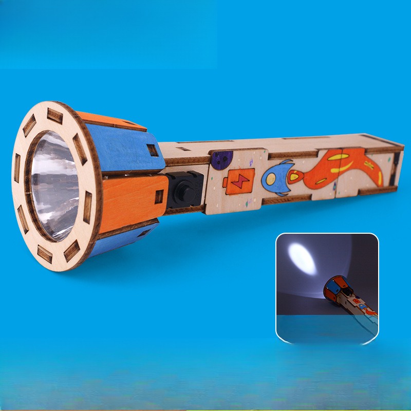 DIY Wooden Flashlight Kit Educ - Diy Electronics Projects For Kids review and price