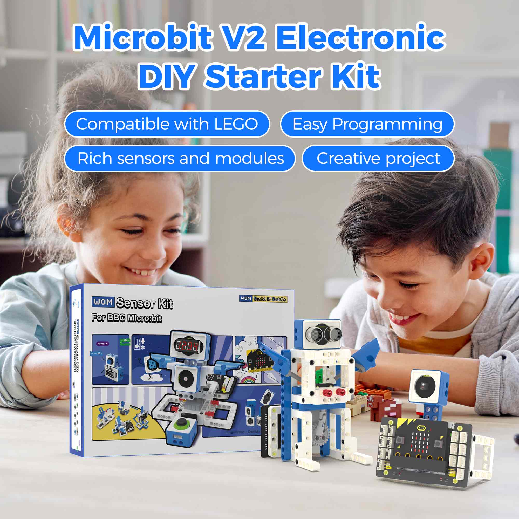 BBC Microbit V2 Smart Robot Ca - Diy Electronics Projects For Kids review and price