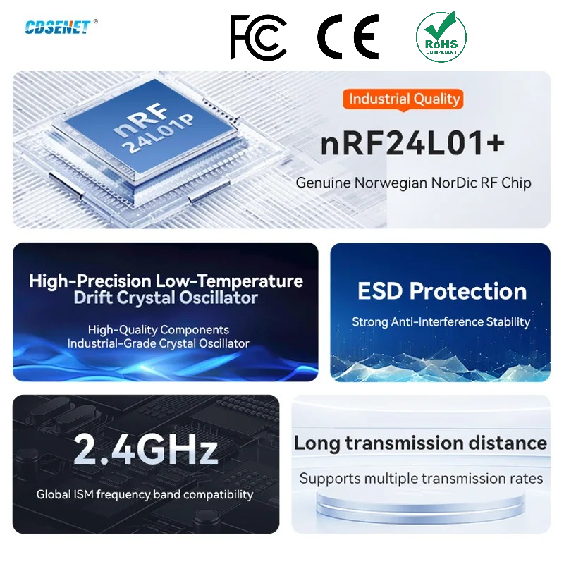 2pcs nRF24L01+ PA LNA 2.4GHz W - Nrf24L01 Module Wireless review and price