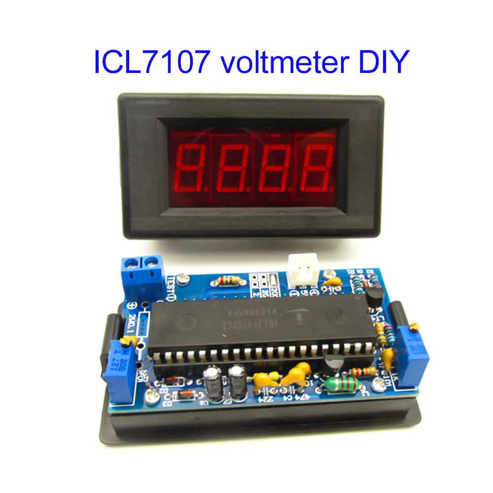 ICL7107 Voltmeter DIY Kit Part - Diy Electronics Project Kit review and price