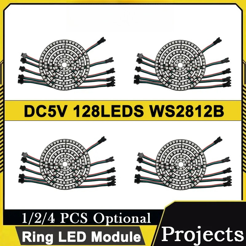 DC5V WS2812B 128LED Ring Modul - Diy Electronics Address review and price
