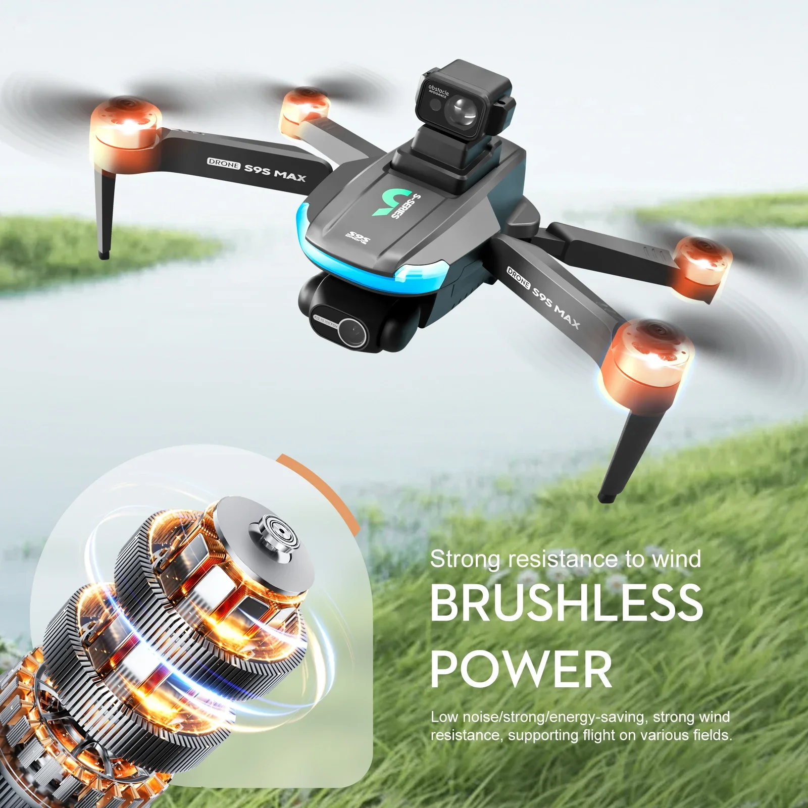 NEW S9S MAX MINI Drone 4K 2-Ax - Diy Drone Electronics review and price
