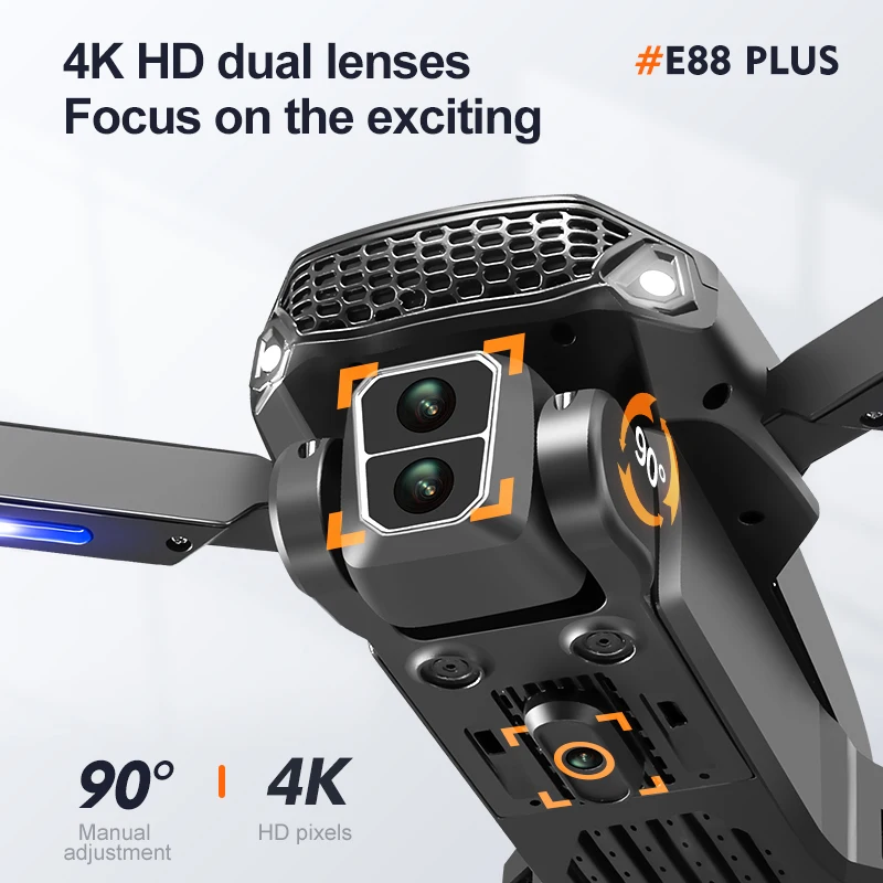 New E88 Plus Quadcopter Drone: - Diy Drone Electronics review and price