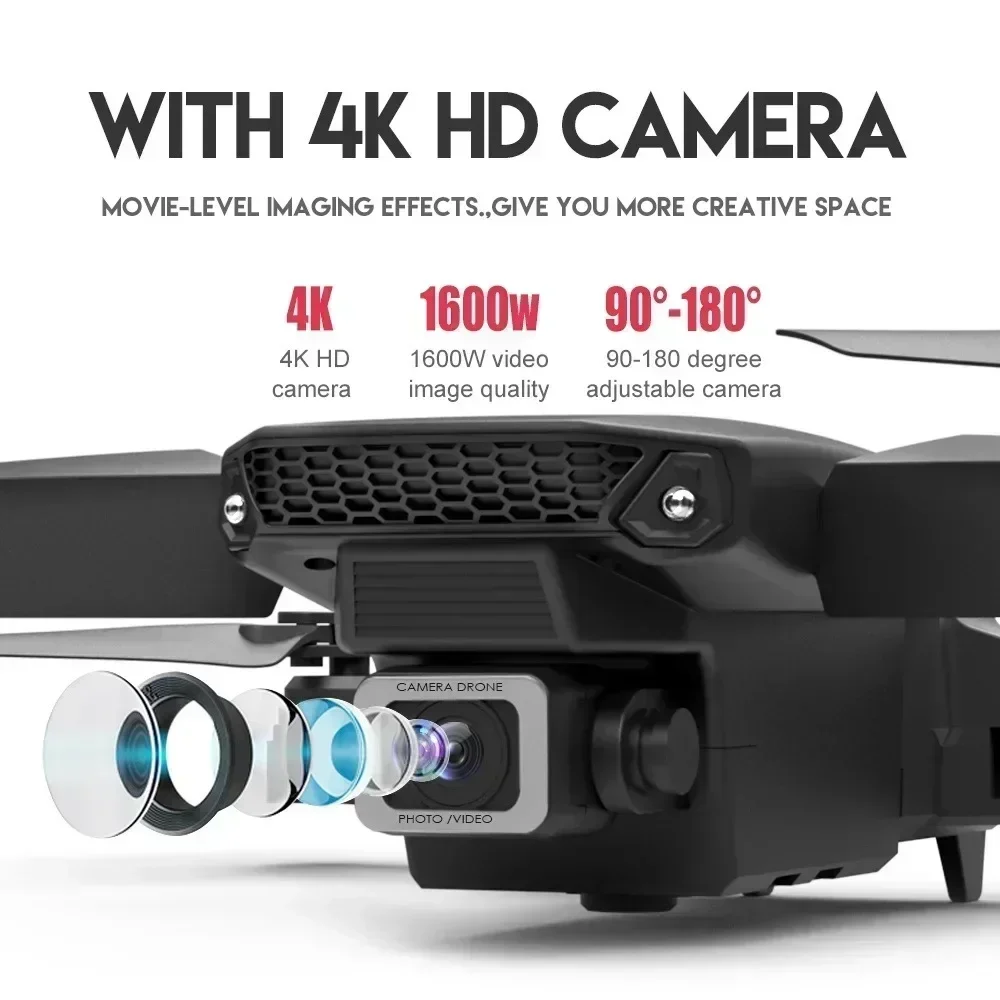 E88 Pro WIFI FPV Drone Wide An - Diy Drone Electronics review and price