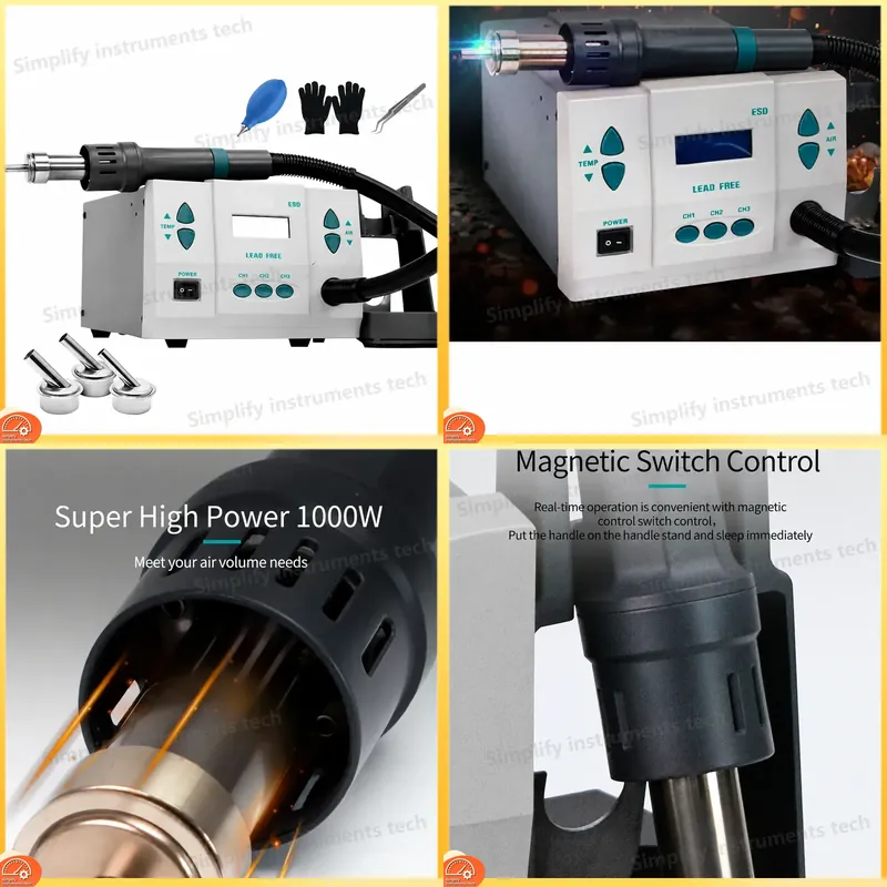 Hot Air Gun BGA Rework Station - Diy Soldering Station No Electronics review and price