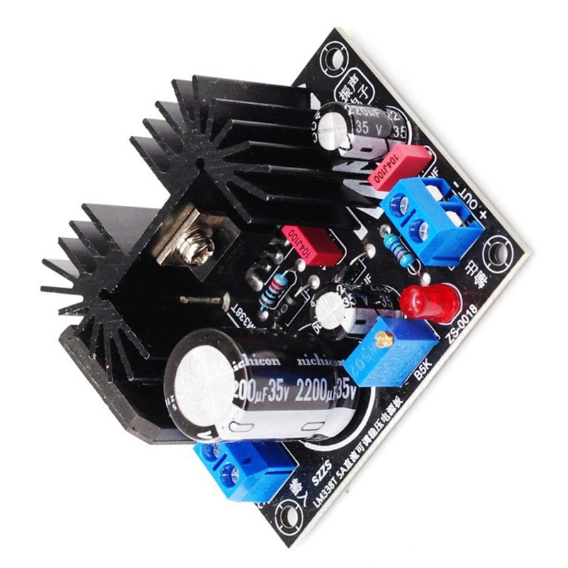 LM338 5A Output Adjustable Lin - Diy Electronics Board review and price