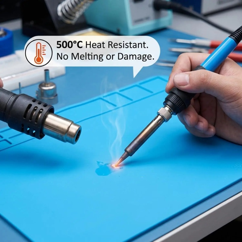 Silicone Repair Mat Heat Insul - Diy Soldering Station No Electronics review and price