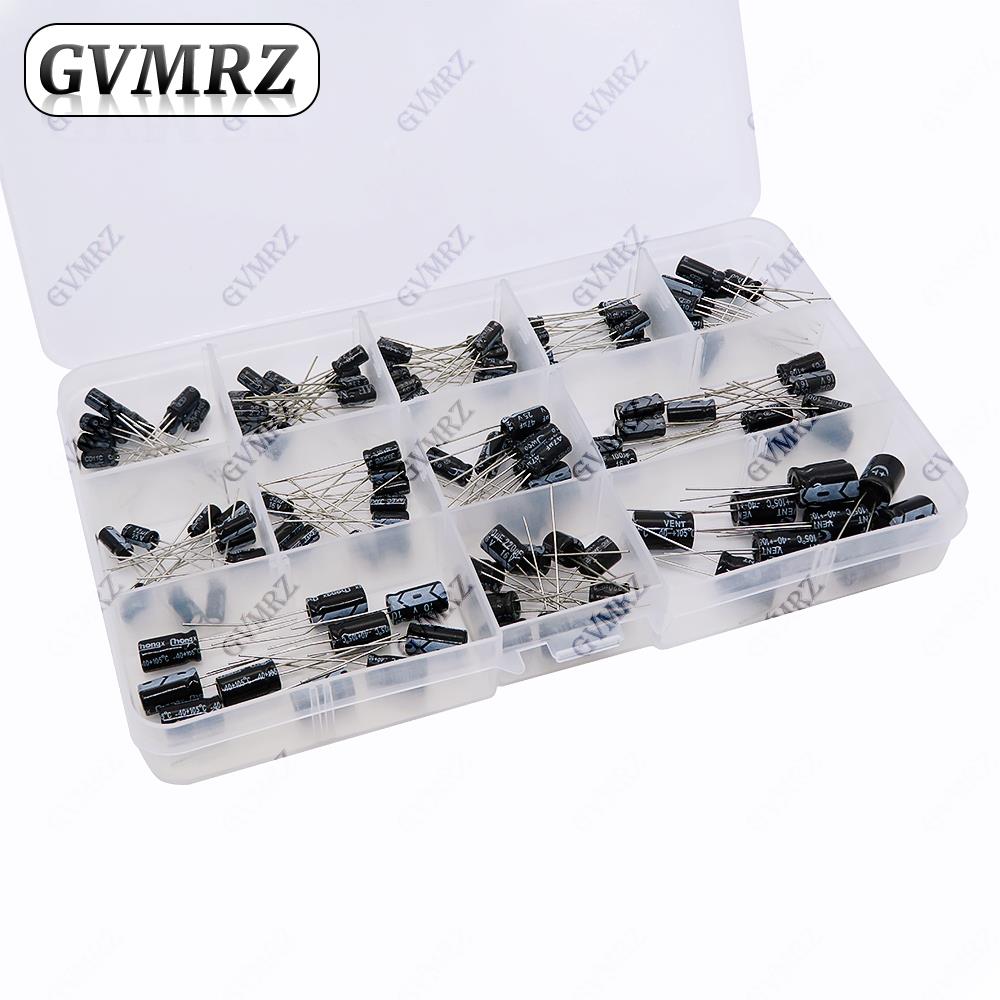 120PCS/lot 12values 1uF-470uF  - Capacitor Kit Assortment review and price