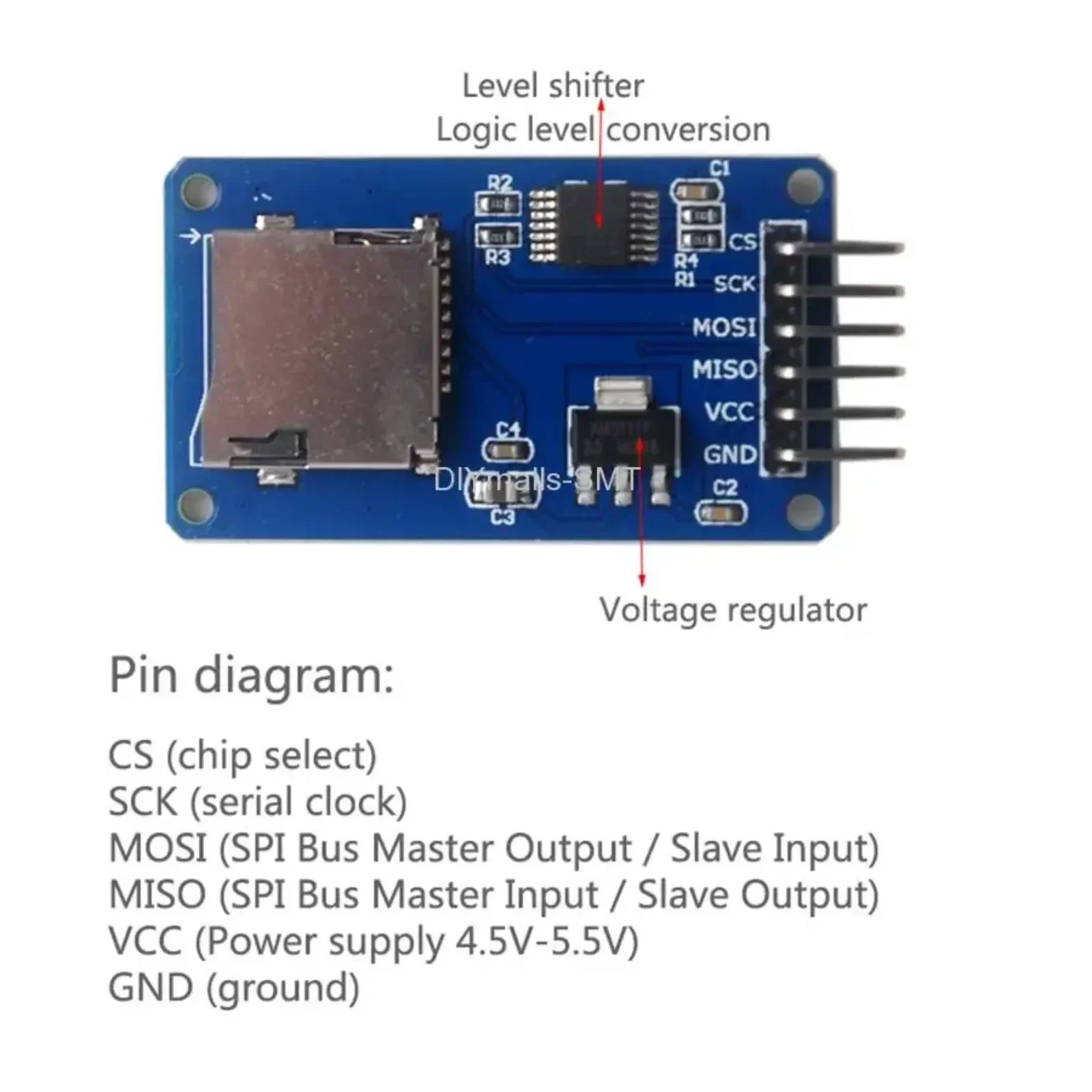 5PCS Micro SD Card Module With - Sd Card Module Spi review and price
