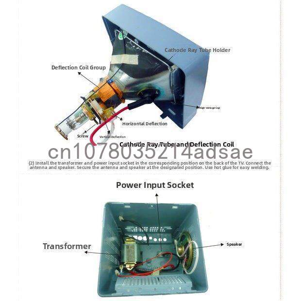 5.5 Inch Black & White TV Main - Diy Electronics Project Kit review and price