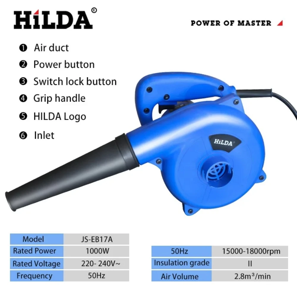 HILDA 1000W Electric Air Duste - Diy Electronics Cleaner review and price