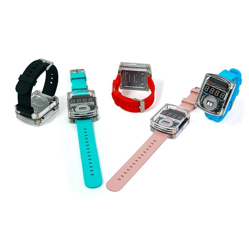 2X DIY Watch LED Watch Electro - Diy Electronics Project Kit review and price