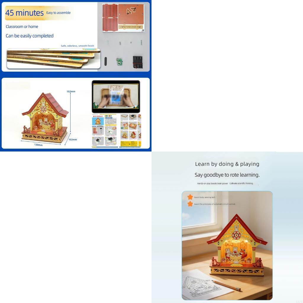 XXFE Electronic Cottage Assemb - Diy Electronics Projects For Kids review and price