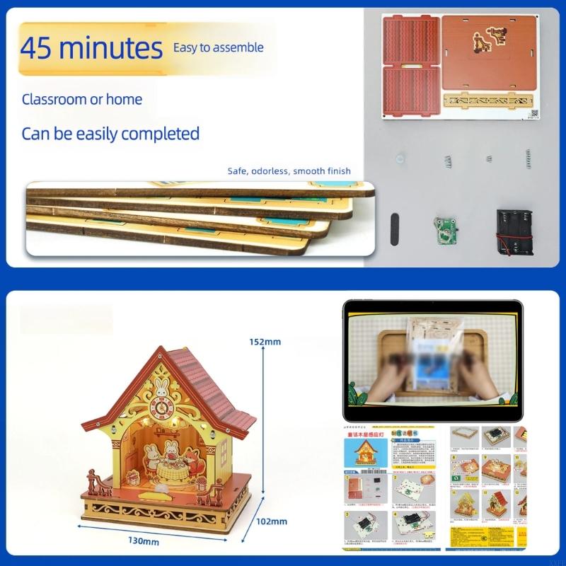 XXFE Electronic Cottage Assemb - Diy Electronics Projects For Kids review and price