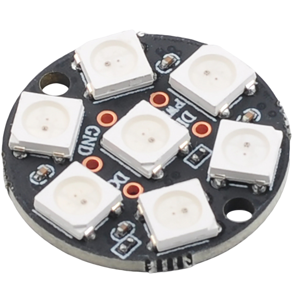 7-Pixel WS2812 5050 RGB LED Ri - Diy Electronics Address review and price