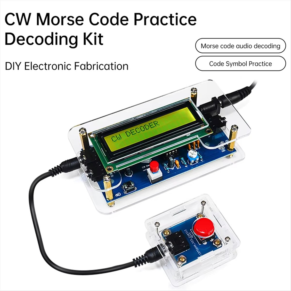 HDL DC9V CW Morse Code Decoder - Diy Electronics Board review and price
