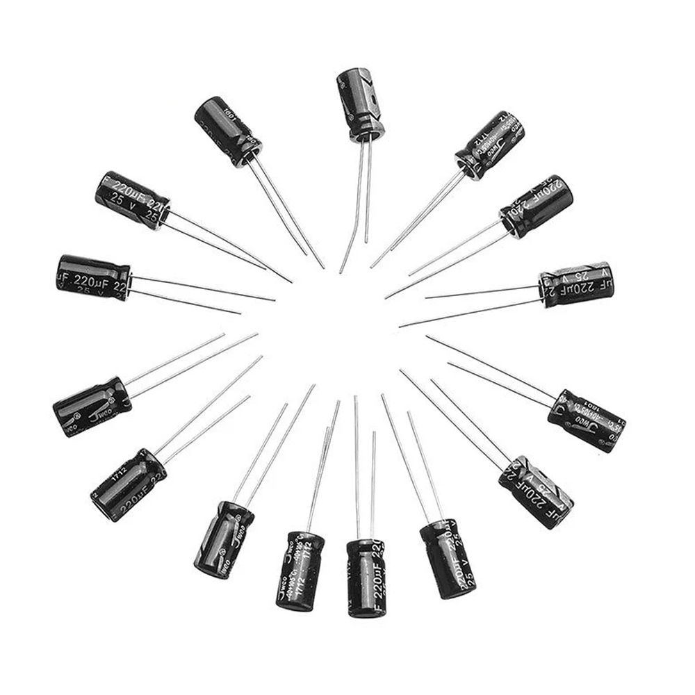 24 Kinds 500Pcs Electrolytic C - Capacitor Kit Assortment review and price
