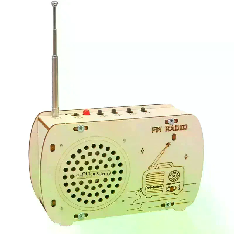 /Cna/DIY Wooden FM Radio Kit V - Diy Electronics Projects For Kids review and price